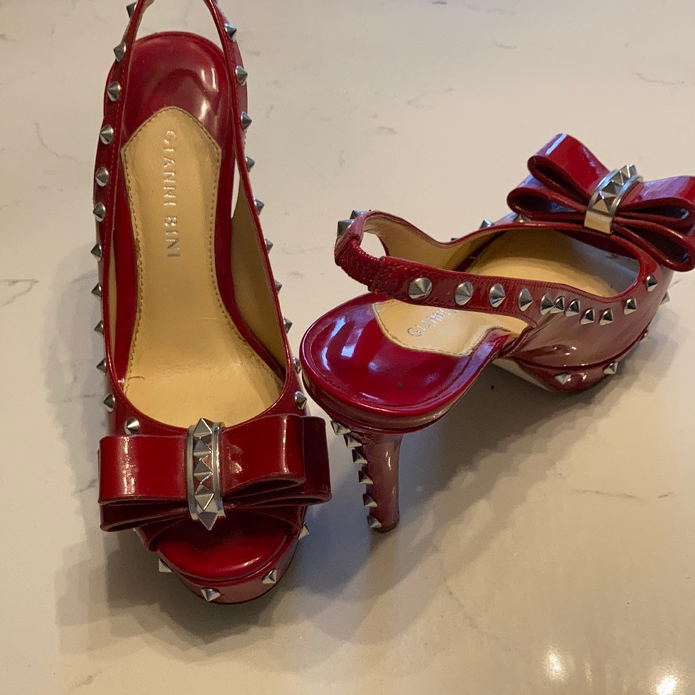 Gianni Bini red rockstar heels